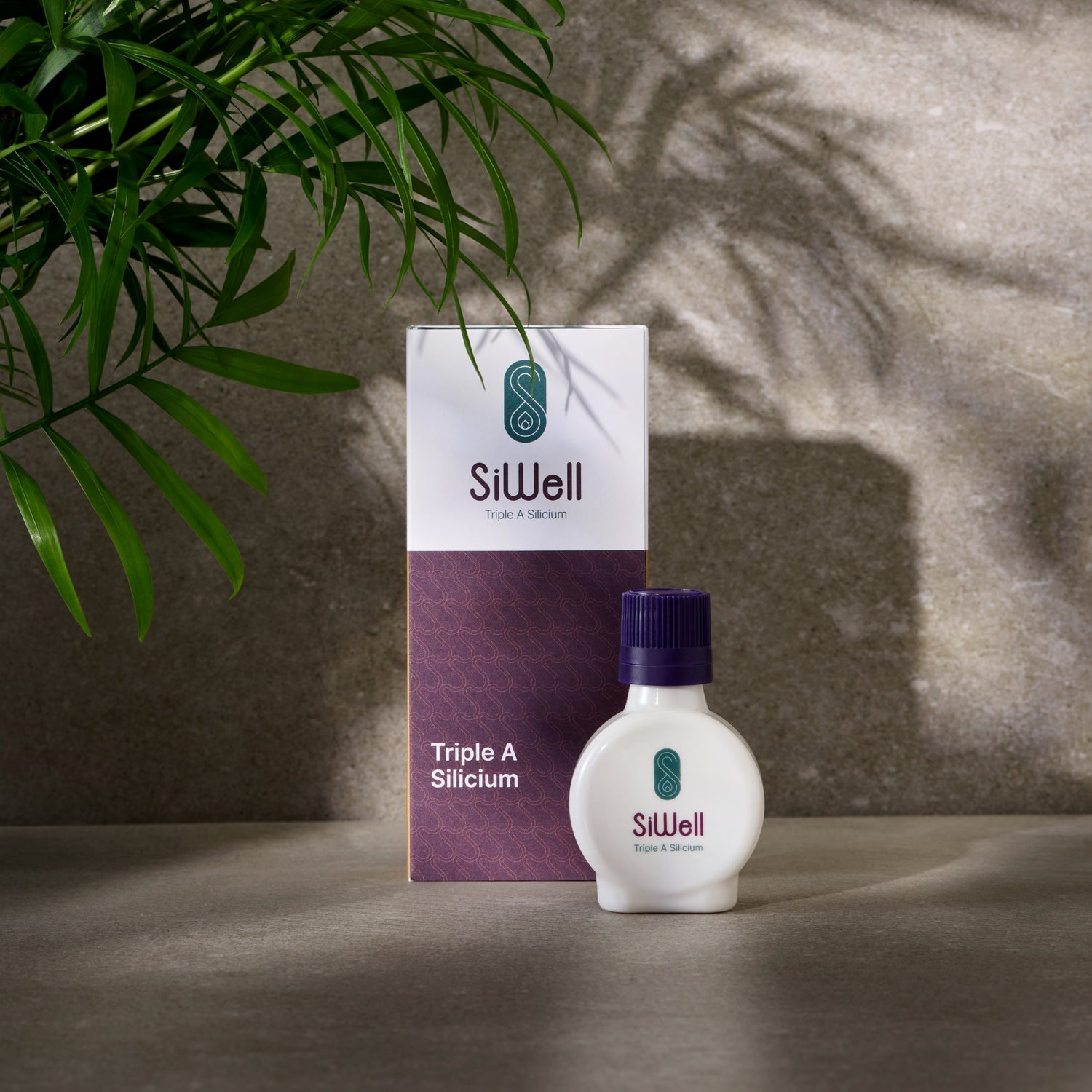 Fles en Doosje van SiWell Triple A Silicium