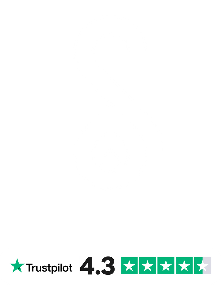 Logo SiWell en Trustpilot Beoordeling 4,3 Sterren
